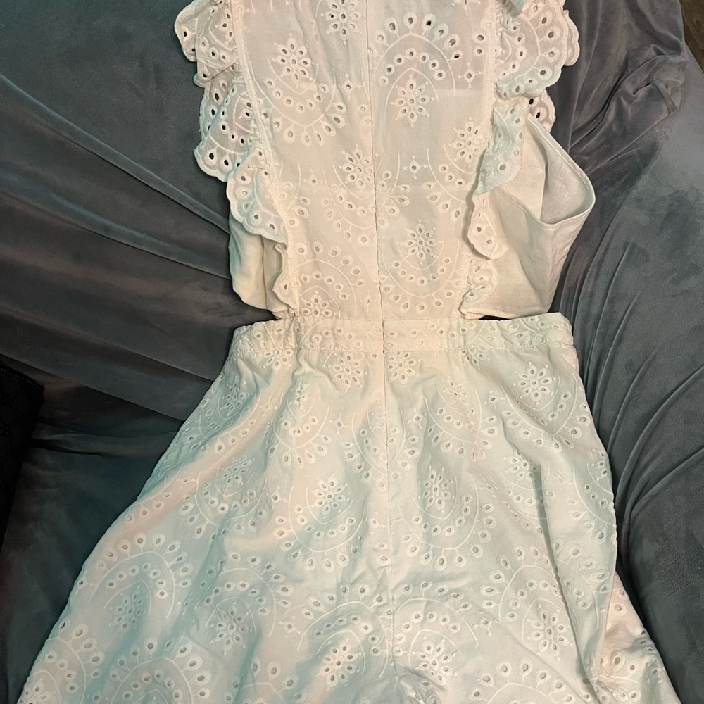 Eyelet romper